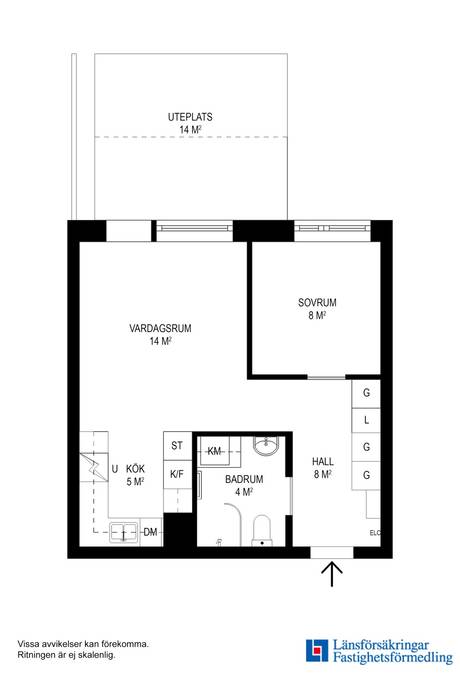2 rum Lägenhet på Fridensborgsvägen 121 Järvastaden Solna kommun - bild 18