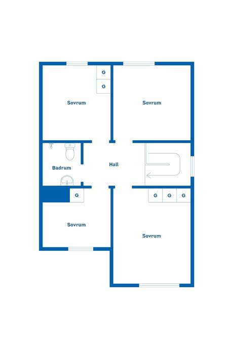 5 rum Radhus på Patrongatan 2A Hässleholms kommun - bild 34