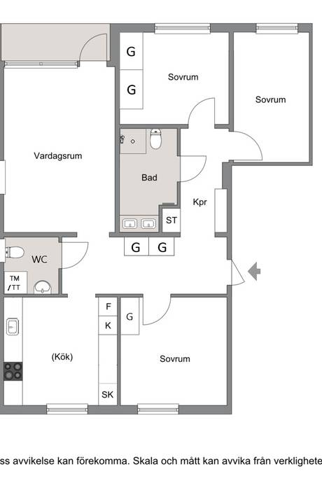 4 rum Lägenhet på Gammelhusgatan 1C, 0tr Östhammar Östhammars kommun - bild 17