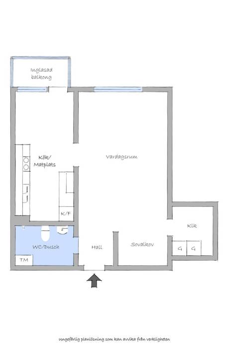 1 rum Lägenhet på Emanuel Birkes väg 5 Salem Salems kommun - bild 17