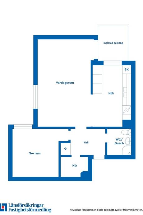 2 rum Lägenhet på Guldbrandsgatan 6 Trandared Borås kommun - bild 28