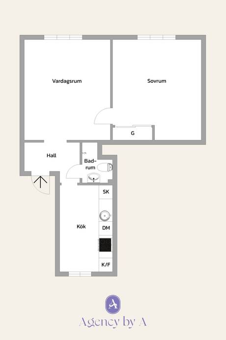 2 rum Lägenhet på Utåkersgatan 12B Kålltorp Göteborgs kommun - bild 18