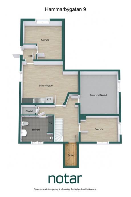 7 rum Villa på Hammarbygatan 9 Fålhagen Uppsala kommun - bild 45