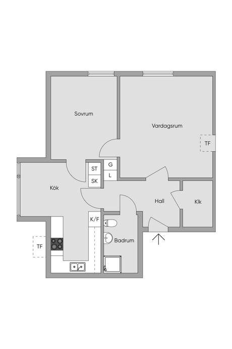 2 rum Lägenhet på Stora Brännbovägen 25, 3TR Sigtuna Sigtuna kommun - bild 16