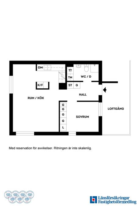 2 rum Lägenhet på Erik Dahlbergs väg 29 Centralt Kalmar kommun - bild 32