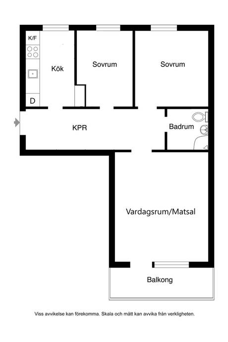 3 rum Lägenhet på Gullregnsgatan 2B Västra Kattarp/Hindby Malmö kommun - bild 33