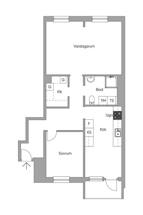 2 rum Lägenhet på Malmgatan 10 Eslöv Centralt Eslövs kommun - bild 19