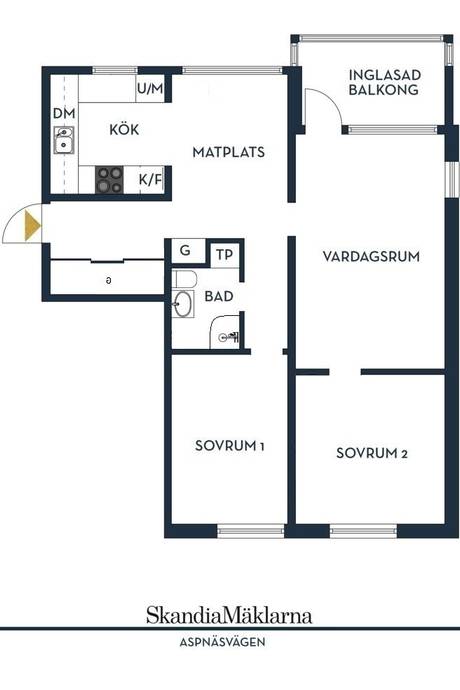 3 rum Lägenhet på Aspnäsvägen 20 Järfälla kommun - bild 22