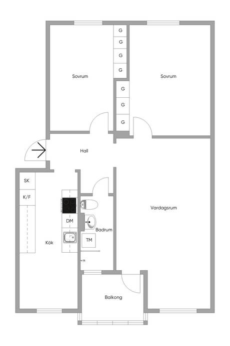 3 rum Lägenhet på Kobergsgatan 7 Strömmensberg Göteborgs kommun - bild 29