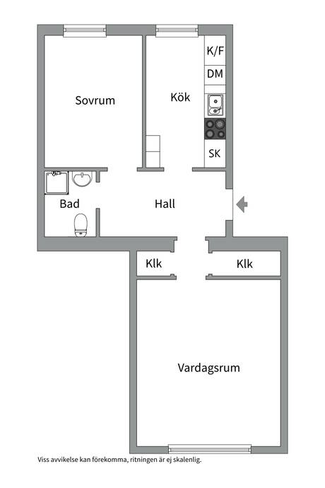 2 rum Lägenhet på Botvidsgatan 4C Fålhagen/Höganäs Uppsala kommun - bild 19