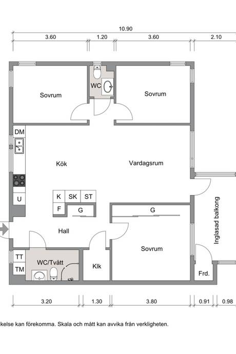 4 rum Lägenhet på Bryggvägen 11 D  Korseberg Vänersborgs kommun - bild 24