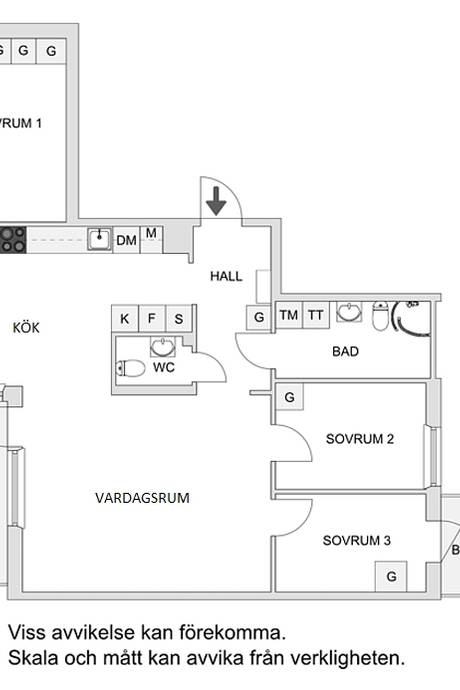 4 rum Lägenhet på Karlslundsvägen 1 Barkarbystaden Järfälla kommun - bild 24