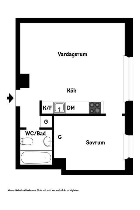 1 rum Lägenhet på Fleminggatan 40A Kungsholmen Stockholms kommun - bild 12