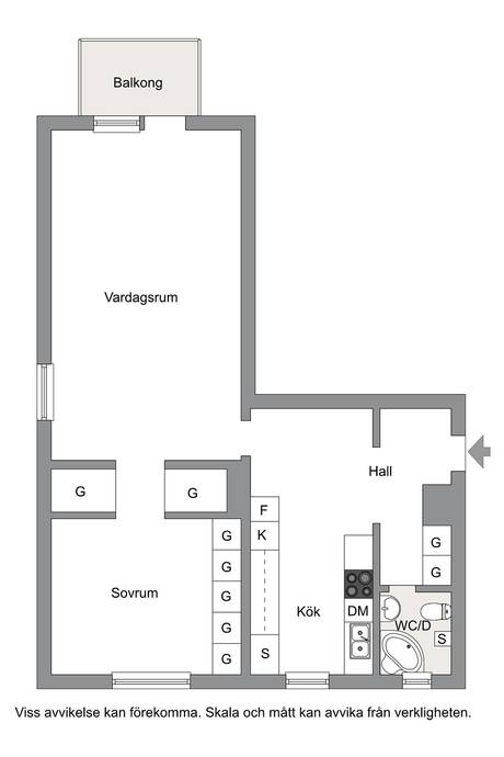 2 rum Lägenhet på Svartbäcksgatan 78A Svartbäcken Uppsala kommun - bild 22