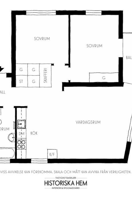 3 rum Lägenhet på Fregattvägen 52 Gröndal Stockholms kommun - bild 39