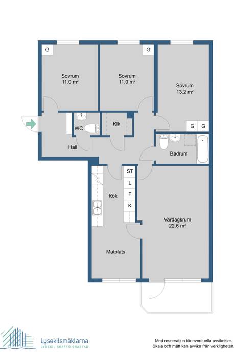4 rum Lägenhet på Ryttargången 2 Uddevalla Centralt Uddevalla kommun - bild 36