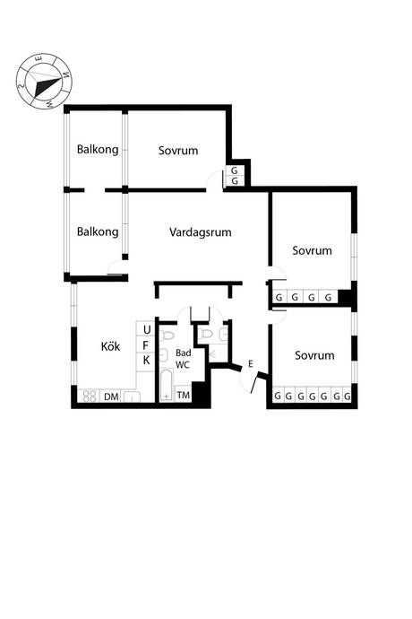4 rum Lägenhet på Vallavägen 85, 3tr Haninge kommun - bild 34