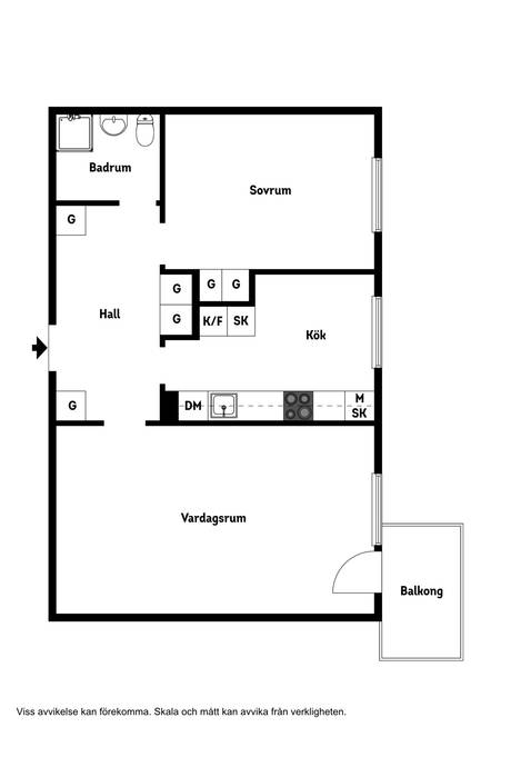 2 rum Lägenhet på Järnvägsgatan 26B Centrum Nynäshamns kommun - bild 12