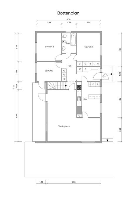 8 rum Villa på Valbacksvägen 13 Ingatorp Eksjö kommun - bild 42
