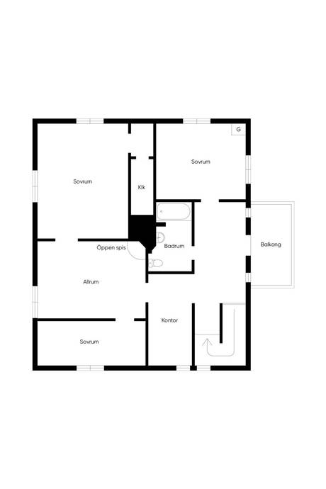 7 rum Villa på Runebergsvägen 16 Villastaden Gävle kommun - bild 62