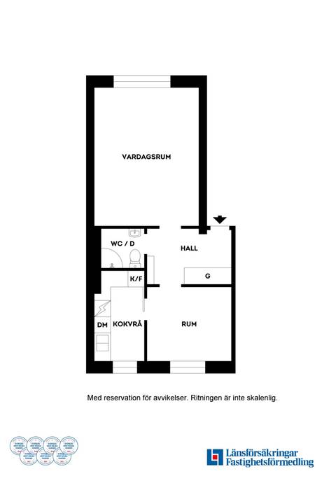 1.5 rum Lägenhet på Ståthållaregatan 30B Södercentrum Kalmar kommun - bild 16