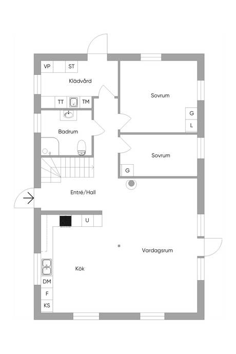 6 rum Villa på Utmålsvägen 2 Kinna Marks kommun - bild 22