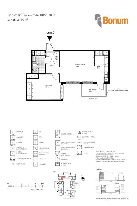2 rum Lägenhet på Boulevarden 11 Täby Park Täby kommun - bild 15