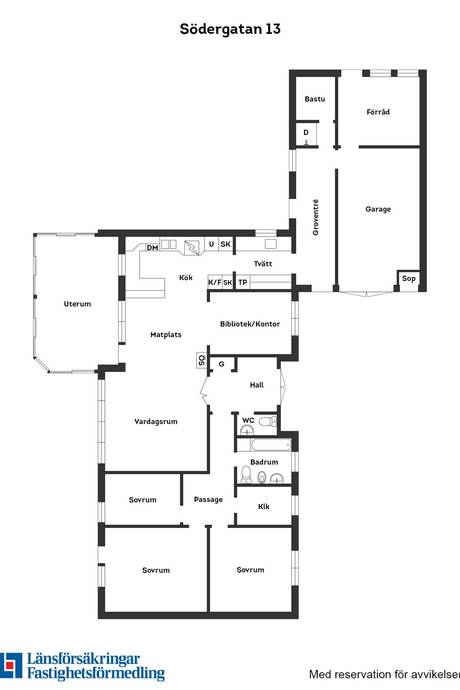 5 rum Villa på Södergatan 13 Oskarström Halmstads kommun - bild 38