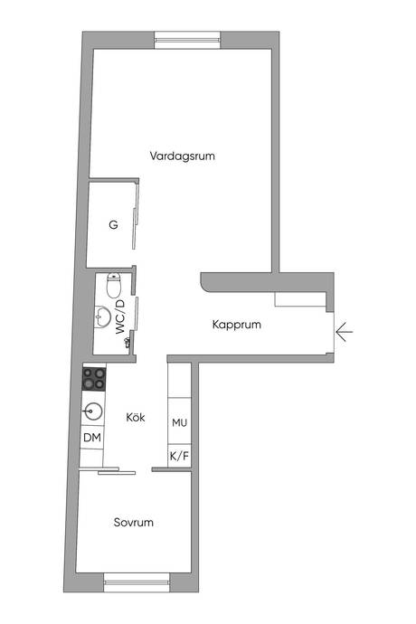 1.5 rum Lägenhet på Erik Segersälls väg 13, vån 2 av 3 Aspudden Stockholms kommun - bild 42