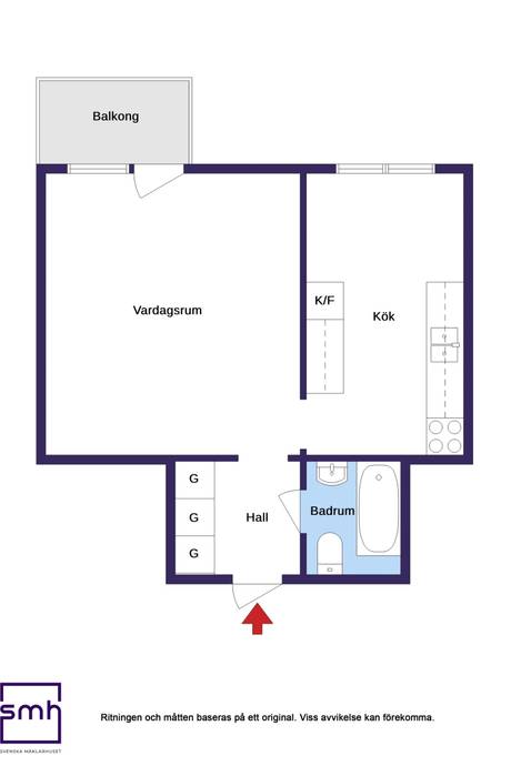 1 rum Lägenhet på Almvägen 17A Kristianstad - Egna Hem Kristianstads kommun - bild 18