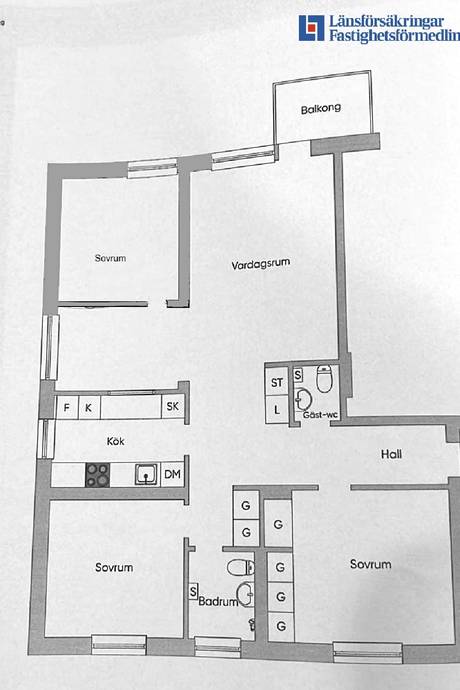 4 rum Lägenhet på Jägarevägen 6 B Lgh 1001 Funkabo Kalmar kommun - bild 19