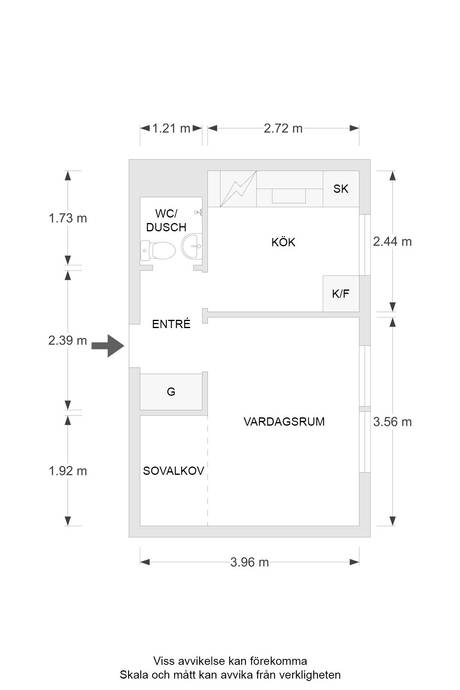 1 rum Lägenhet på Götgatan 30A Centralt/Vasastaden Linköpings kommun - bild 16