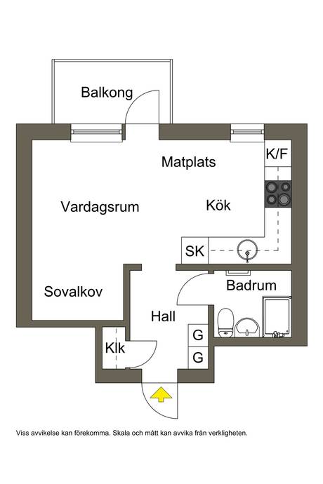 1 rum Lägenhet på Tessingatan 2 Stavre Trollhättans kommun - bild 12
