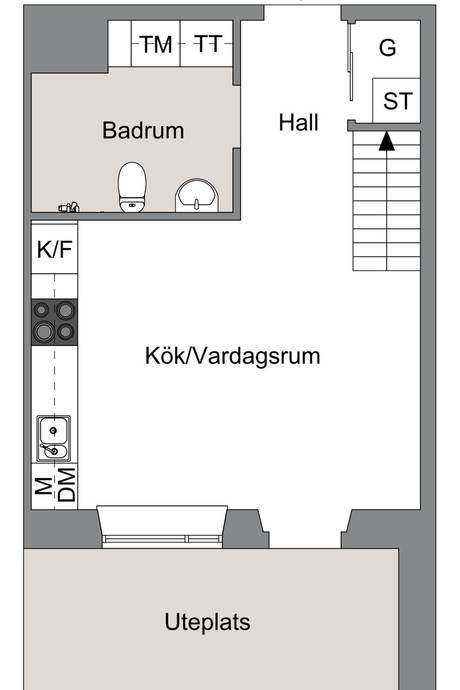 2 rum Lägenhet på Drevergatan 1A Etage  Norra Djurgårdsstaden Stockholms kommun - bild 17
