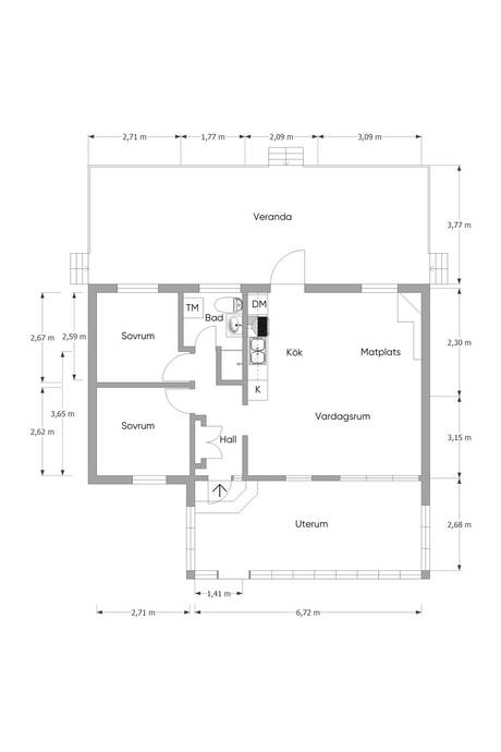 3 rum Villa på Svartbrovägen 14 Nykvarn Nykvarns kommun - bild 26