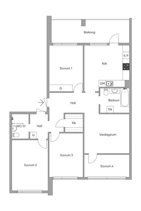 5 rum Lägenhet på Bjerehov 11B Bjärred Lomma kommun - bild 23