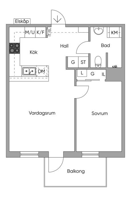 2 rum Lägenhet på Mobilgatan 5 Telefonplan Stockholms kommun - bild 34