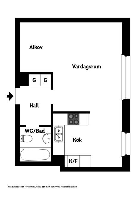 1 rum Lägenhet på Fleminggatan 40A Kungsholmen Stockholms kommun - bild 13