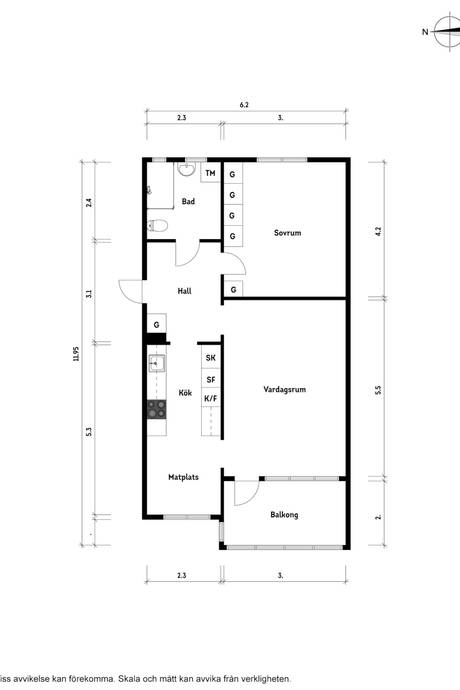 2 rum Lägenhet på Granitvägen 19 Lindome Mölndals kommun - bild 13