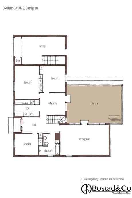 4 rum Villa på Brunnsgatan 9 Oskarström Halmstads kommun - bild 46