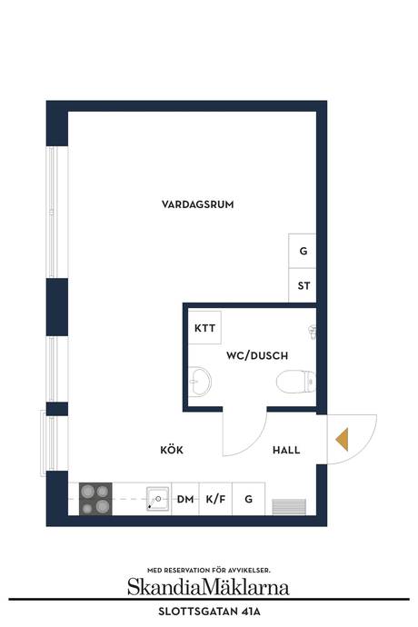 1 rum Lägenhet på Slottsgatan 41A Jönköpings kommun - bild 11