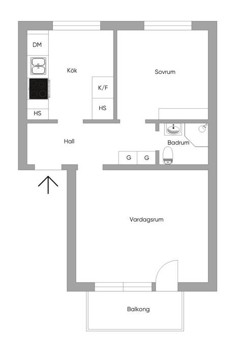 2 rum Lägenhet på Bromeliusgatan 14D Munkebäck Göteborgs kommun - bild 36