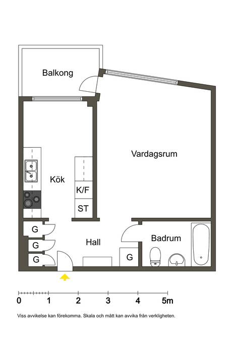 1 rum Lägenhet på Hamngatan 15 Stadskärnan Vaxholms kommun - bild 22