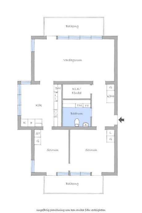 3 rum Lägenhet på Sanatorievägen 23 Söderby Salems kommun - bild 31