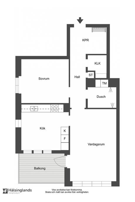 2 rum Lägenhet på Sofiedalsvägen 9 Hudiksvalls kommun - bild 11