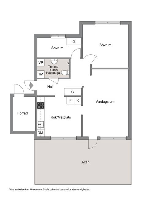 3 rum Lägenhet på Forellvägen 5 Anneberg - Alafors - Älvsåker Kungsbacka kommun - bild 32