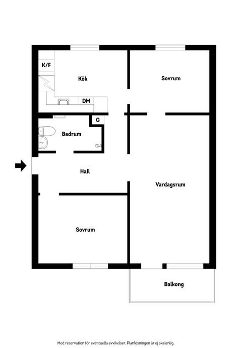 3 rum Lägenhet på Runslingan 12B Linero Lunds kommun - bild 15
