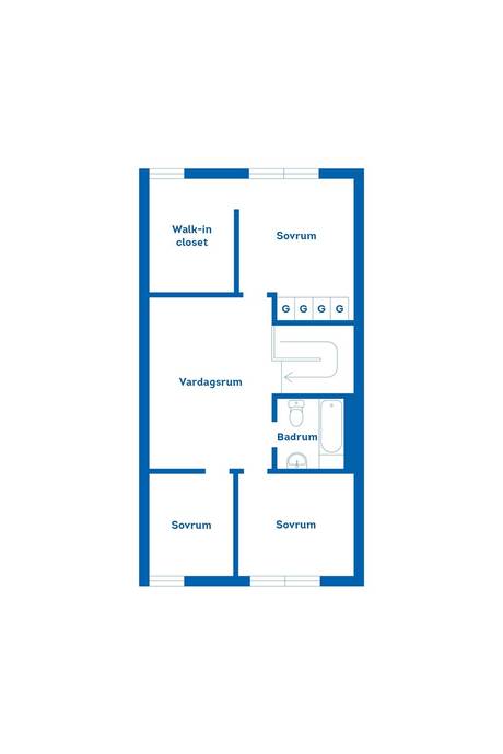 6 rum Radhus på Sekatörsslingan 90 Strömsbro Gävle kommun - bild 54