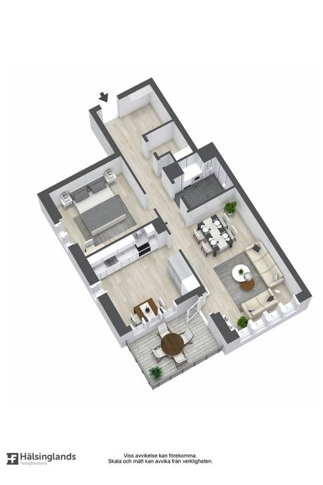 2 rum Lägenhet på Sofiedalsvägen 9 Hudiksvalls kommun - bild 10
