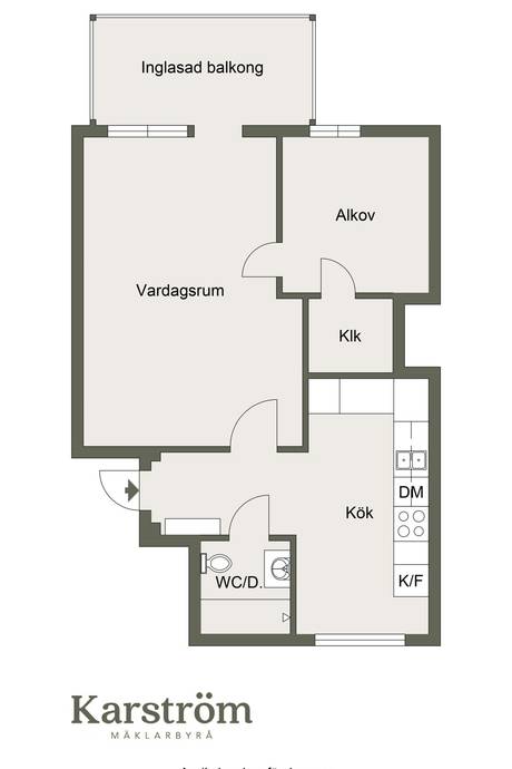 1.5 rum Lägenhet på Bergsgatan 81B Centrum Sundsvalls kommun - bild 19